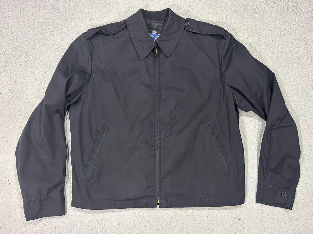Neptune Garment Co Jacket Mens 44 Black Thinsulate Insulated Officer Military